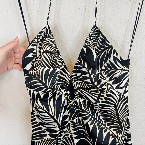 Christian Lacroix Botanical Print Keyhole Satin Mini Cocktail Dress Sz XS NWT - Picture 8 of 16